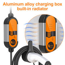 Versatile 3.5kW Portable EV Charger with 5m Cable, IP55 Rating, and Auto Cutoff Protection